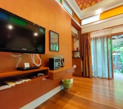 Двухместная вилла двуспальная кровать в Vartika Resovilla KuiBuri Beach Resort and Villas