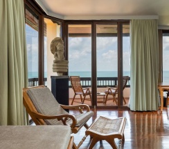 Люкс c 1 комнатой с балконом и с видом на океан в Renaissance Koh Samui Resort & Spa