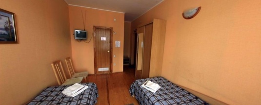 Кровать в 2-местном общем номере в Торопа
