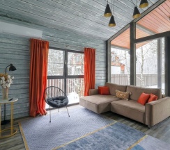 № 16 BarnHouse 65 m2 с камином, кондиционером и террасой. (📍Проживание с животными ЗАПРЕЩЕНО📍 Оснащение дома см. Подробнее) в Les holidays