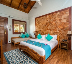 Двухместный номер Deluxe с видом на бассейн (двуспальная кровать) в Island Luxury Boutique Hotel, Fulhadhoo