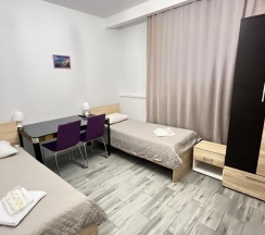 Номер стандарт с 2 односпальными кроватями (цокольный этаж) в Kovensky