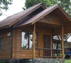Двухместная вилла c 1 комнатой с видом на сад двуспальная кровать в Starwell Garden Home Resort