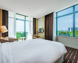 Номер Privilege, c балконом и видом на море - с двуспальной кроватью в Mercure Sochi Centre