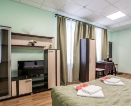 Стандартный двухместный номер с одной кроватью и душем в Волковский