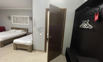 Четырёхместный номер Superior с балконом и с красивым видом из окна в Астан