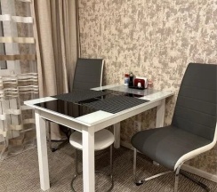 Двухместные апартаменты c 1 комнатой (двуспальная кровать) в Fresh Room на улице Маршала Устинова 3