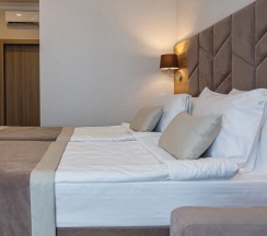 "Стандарт +"Стандартный трехместный номер с 2 отдельными кроватями и дополнительным местом в Диона