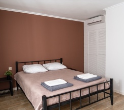 Двухместный номер с двуспальной кроватью и террасой в Alisa Home