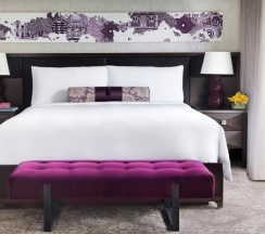 Двухместный люкс Signature двуспальная кровать в Fairmont Singapore