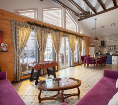 Коттедж "Сканди" с террасой и сауной (расположен в Поварово) в Сканди хаус