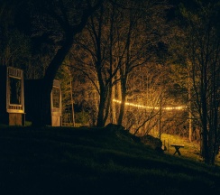 Дом для двоих с панорамными окнами и открытой террасой №1 в Уютные Ёлы