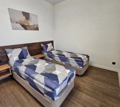 Двухместные апартаменты рядом с пляжем 2 отдельные кровати в Белая дача