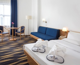 Номер Standard с двуспальной кроватью и софой в Novotel Москва Центр