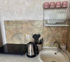 Двухместные апартаменты с балконом двуспальная кровать в Мелис