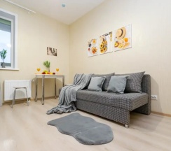 Двухместные апартаменты Comfort c 1 комнатой с балконом и с видом на город (двуспальная кровать) в Апартаменты Cosmos Apart на Революции 52 В (5)