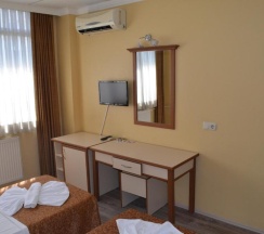 Двухместный номер Economy с красивым видом из окна двуспальная кровать в Ayvalik Palas Hotel