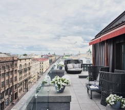 Номер полулюкс с террасой в Wawelberg Hotel St.Petersburg