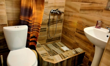 Апартаменты с видом на море с балконом (фисташка) в Эллинг Солнечный