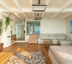 Sea view apartments - Family suite (Ванна с панорамным видом на море и камин. Размещение до 5 гостей), Станюковича 48/5 в Vvo apartments group