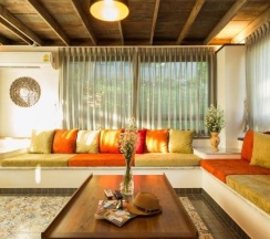 Семейный коттедж с 2 комнатами с балконом в Kata Tranquil Villa