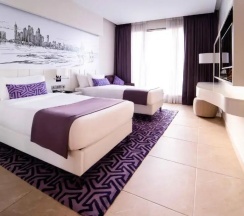 Люкс Prestige с 2 комнатами с видом на город в Mercure Barsha Heights