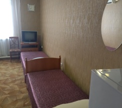 Номер эконом улучшенный с 3 односпальными кроватями в Космос