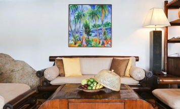 Двухместная Hong Haa двуспальная кровать в Mom Tri's Villa Royale