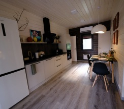 дом Hygge с камином в Шапки дача