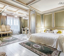 Люкс с джакузи одна двуспальная кровать и диван раскладной в Villa Stefano