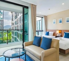 Двухместная студия с видом на бассейн 2 отдельные кровати в Wyndham Royal Lee Phuket