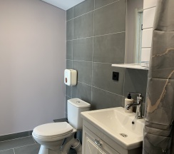 Синий  в Кровать