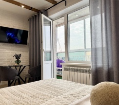 Студия до 4-х гостей (объект №221). Высотка в районе ЖД Вокзала в Атмосфера Сна