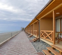 Двухместный номер Стандарт (корпус Б) с видом на море 2 отдельные кровати в Напра