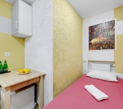 Апартаменты студия Рузовская ул, д 33 с 1 односпальной кроватью (без окна) в Veda Aparts