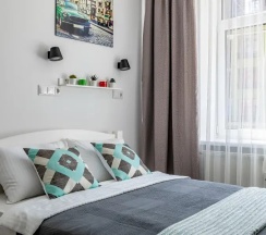 Двухместные апартаменты (двуспальная кровать) в Апартаменты InHome24 Современные апартаменты в г. Химки