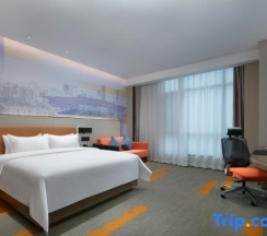 Двухместный номер Deluxe двуспальная кровать в Hampton by Hilton Gu'an New Airport