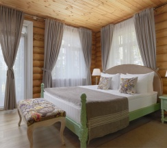 Стандарт однокомнатный двухместный с двуспальной кроватью Сосновый корпус в Тетьково