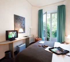 Одноместный номер Standard односпальная кровать в Aussen Alster Hotel