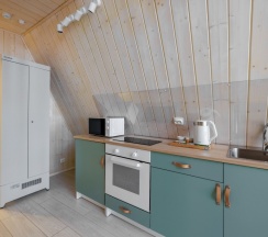 Шестиместный коттедж Comfort с красивым видом из окна в Alen