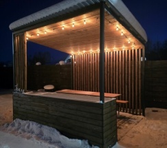 Aframe Дом 1 в Chilla_villa_black