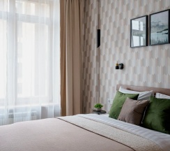 Апартаменты с балконом и с красивым видом из окна в Апартаменты Central street от сети Good Vibes Apartments