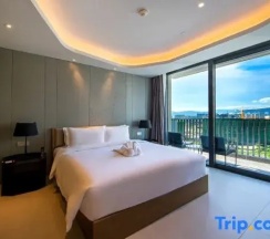 Люкс c 1 комнатой с видом на море в Oakwood Apartments Sanya