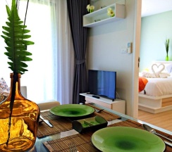 Апартаменты Deluxe c 1 комнатой с балконом в Happy Place Condo