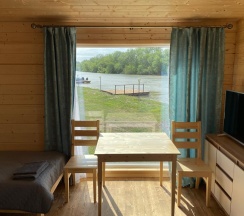 1-комнатный коттедж стандарт с 2 односпальными кроватями в Тритон