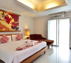 Двухместный номер First двуспальная кровать в First Bungalow Beach Resort