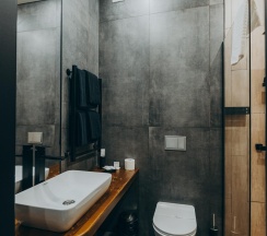 Номер делюкс с 1 двуспальной кроватью в Dombay winter hall