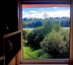 Апартаменты с 2 комнатами с красивым видом из окна в Велия