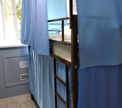 Кровать в 6-местном общем номере в Отель на Серпуховской