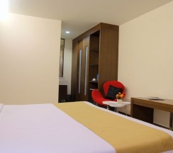 Одноместный номер Deluxe двуспальная кровать в Отель Grand Alpine